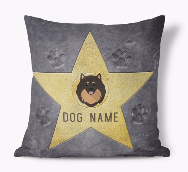 Star of Fame: Personalized {breedFullName} Soft Touch Pillow